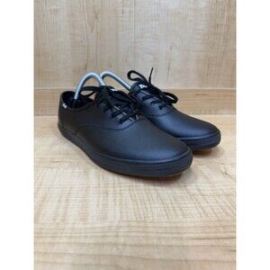 KEDS Champion Originals Womens Size 8.5 Black Leather Shoes Sneakers NEW!